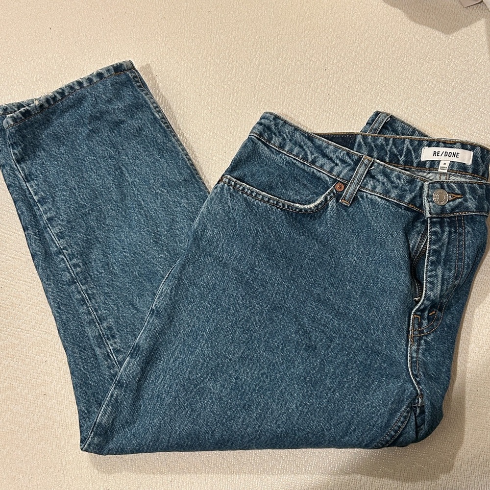Re/Done Low Rise Denim Jeans size 31